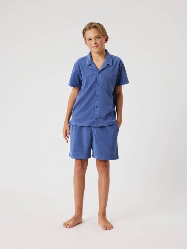 Björn Borg Boys Borg Toweling Pool Shorts - Coastal Fjord