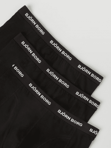 Björn Borg Cotton Stretch Boxer 3-pack - Black