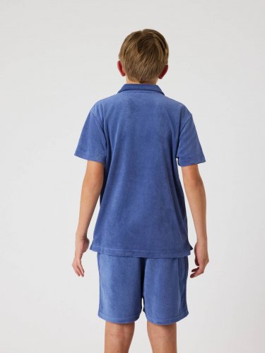 Björn Borg Boys Borg Toweling Pool Shirt - Coastal Fjord