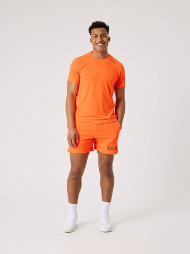 Björn Borg Men's Borg Athletic T-shirt - Shocking Orange