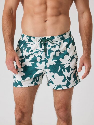 Björn Borg Men's Borg Print Swim Shorts - Mediterranean