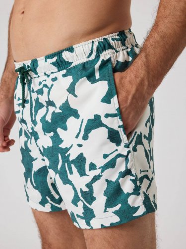 Björn Borg Men's Borg Print Swim Shorts - Mediterranean