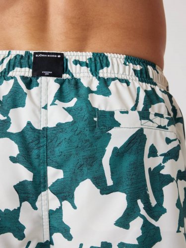 Björn Borg Men's Borg Print Swim Shorts - Mediterranean