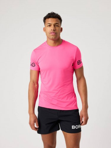Björn Borg Men's Borg T-shirt - Pink Glo