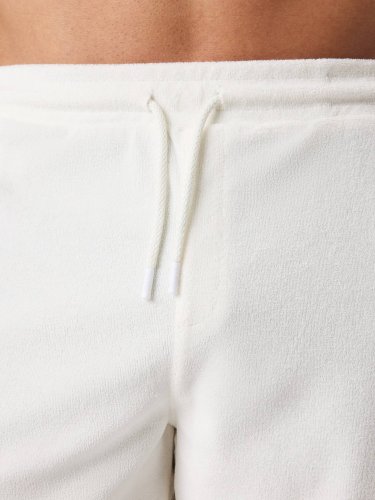 Björn Borg Men's Toweling Pool Shorts - Tofu