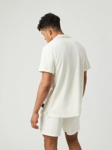 Björn Borg Toweling Pool Shirt - Egret