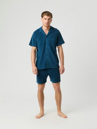 Björn Borg Toweling Pool Shirt - Gibraltar Sea