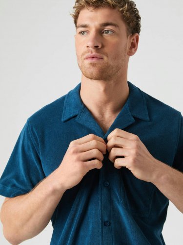 Björn Borg Toweling Pool Shirt - Gibraltar Sea