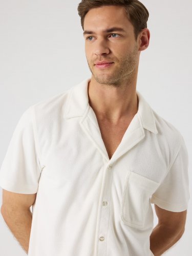 Björn Borg Toweling Pool Shirt - Tofu