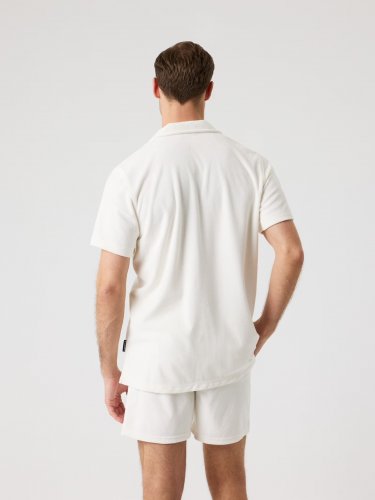 Björn Borg Toweling Pool Shirt - Tofu