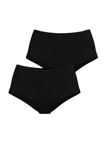 Björn Borg Women's Soft Touch Highwaist Brief 2-Pack - Black