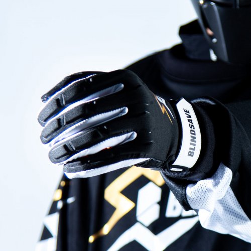 Blindsave Padded Gloves X - Black/White/Gold