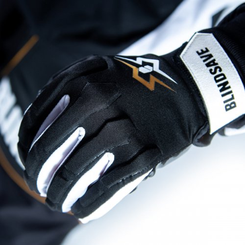 Blindsave Padded Gloves X - Black/White/Gold