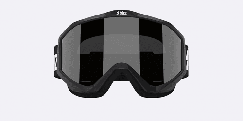 Bliz Liner Jr Ski Goggles - Black / White Logo / Brown Silver Mirror