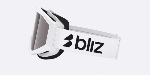 Bliz Liner Ski Goggles - White / Black Logo / Pink / Silver Mirror