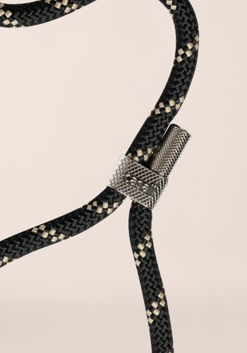 Casall Braided Yoga Carry Strap - Black/Beige