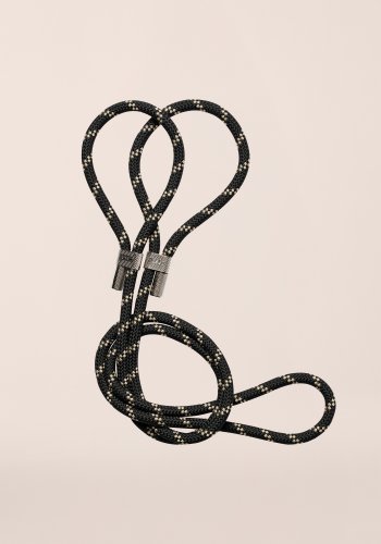 Casall Braided Yoga Carry Strap - Black/Beige