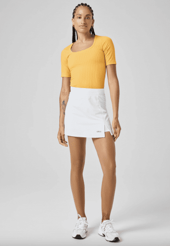 Casall Court Slit Skirt - White