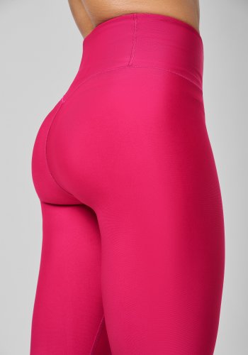 Casall Graphic High Waist Tights - Punch Pink