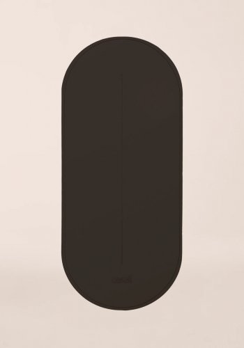 Casall Oval Pilates and Training Mat 8mm - Dark Brown