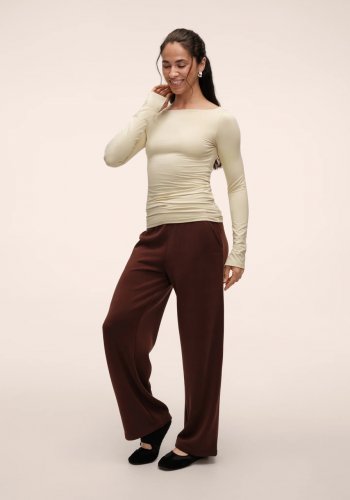 Casall Peachy Straight Leg Jogger - Dark Brown