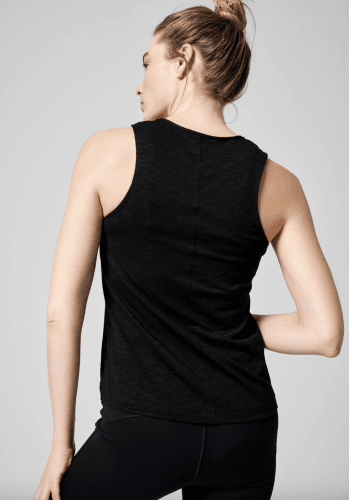 Casall Soft Texture Tank - Black