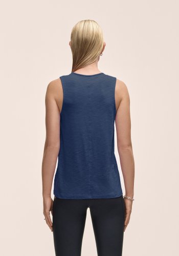 Casall Soft Texture Tank - Blue Shadow
