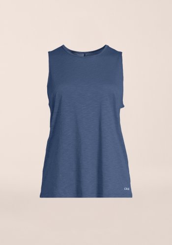 Casall Soft Texture Tank - Blue Shadow
