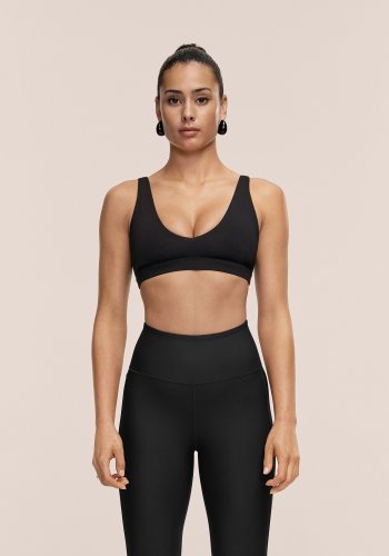 Casall Soft Touch Padded Sports Bra - Black