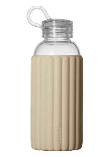 Casall Sthlm Glass Bottle 0,5L - Light Sand