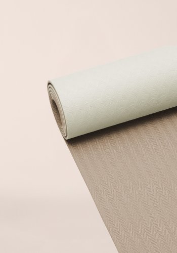Casall Yoga Mat Position 4mm - Light Sand / Clay Brown