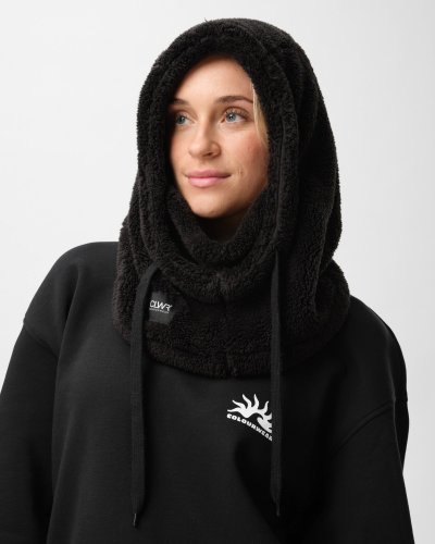 Colourwear U So Fluffy Hood - Black