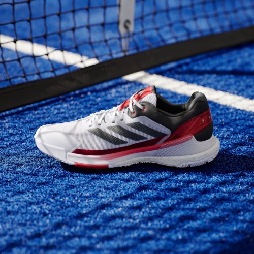 Adidas Crazyquick Boost Padel Men - Cloud White / Core Black / Lucid Red