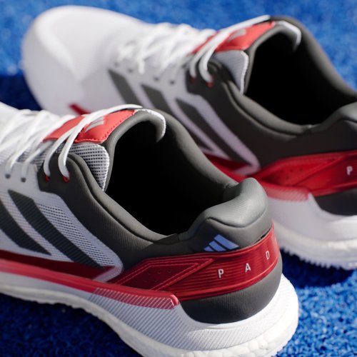Adidas Crazyquick Boost Padel Men - Cloud White / Core Black / Lucid Red