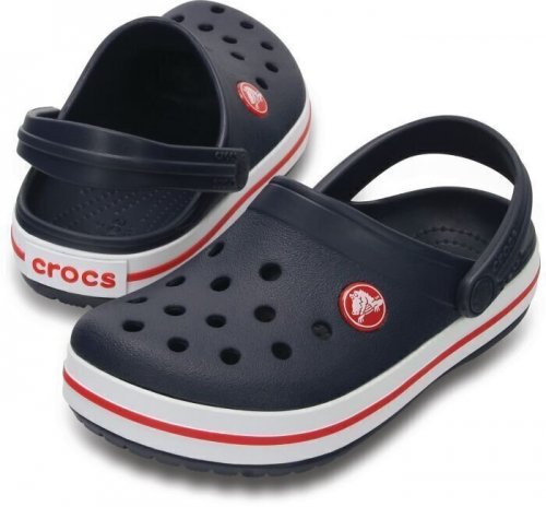Crocs Toddler Crocband Clog - Navy/Red