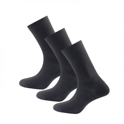 Devold Daily Light Sock 3-Pack - Black