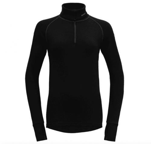 Devold Expedition Merino 235 Zip Neck Woman - Black