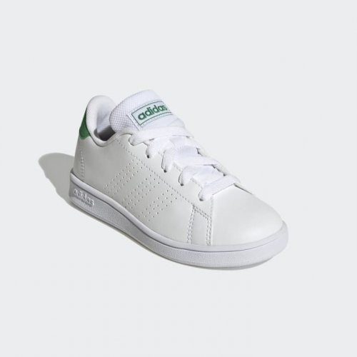 Adidas Advantage Lifestyle Court Kids - Cloud White/Green
