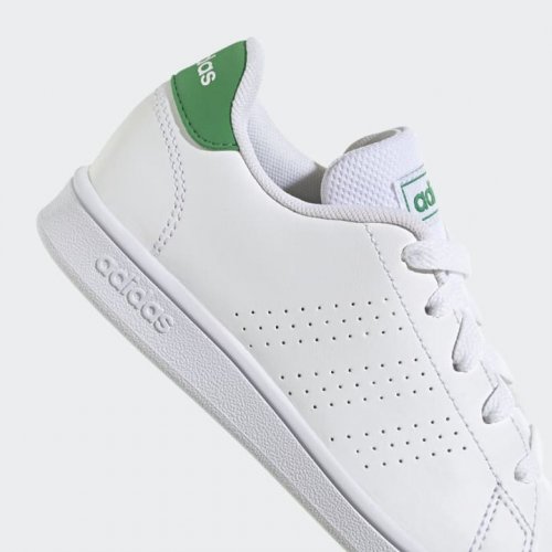Adidas Advantage Lifestyle Court Kids - Cloud White/Green