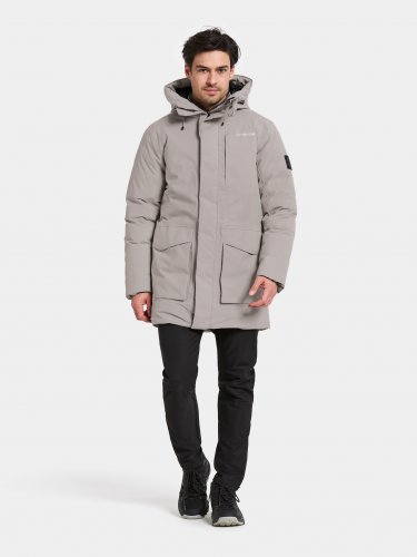 Didriksons Akilles Unisex Parka - Ash Brown