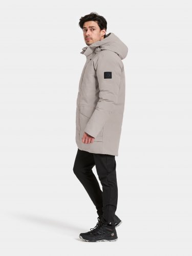 Didriksons Akilles Unisex Parka - Ash Brown