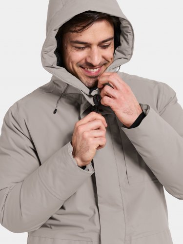 Didriksons Akilles Unisex Parka - Ash Brown