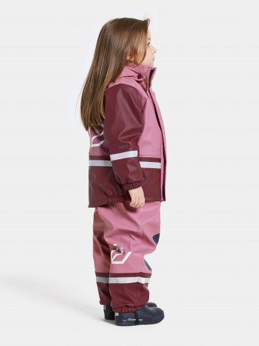Didriksons Boardman Kids Set Galon - Heather Pink