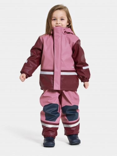 Didriksons Boardman Kids Set Galon - Heather Pink