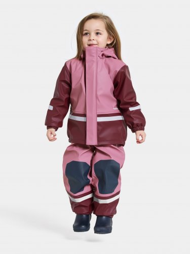 Didriksons Boardman Kids Set Galon - Heather Pink