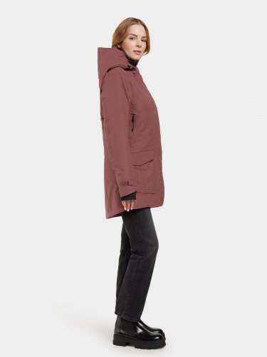 Didriksons Frida Womens Parka - Old Rust