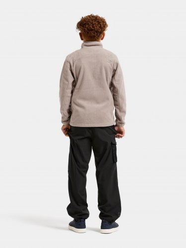 Didriksons Malakit Kids Full-Zip - Ash Brown