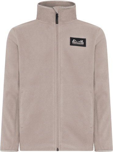 Didriksons Malakit Kids Full-Zip - Ash Brown