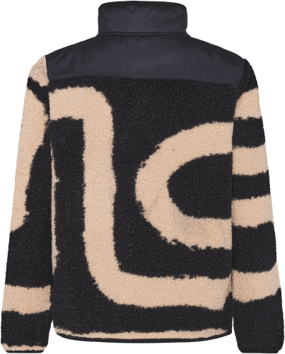 Didriksons Exa Print Kids Full-Zip - Path L Black