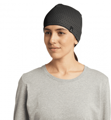 Haglöfs Fanatic Print Beanie - True Black / Magnetite